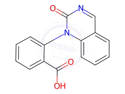 Chemical structure of Benzoic acid, 2-(2-oxo-1(2H)-quinazolinyl)-