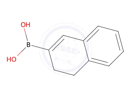 Chemical structure of (3,4-Dihydronaphthalen-2-yl)boronic acid