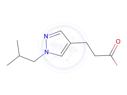 Chemical structure of 3-[1-(2-Methylpropyl)-1h-pyrazol-4-yl]propanoic Acid