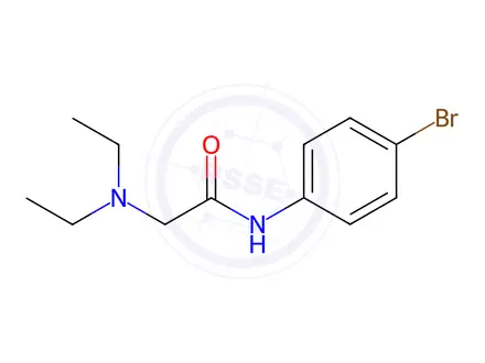 Chemical structure of N-(4-bromophenyl)-2-(diethylamino)acetamide
