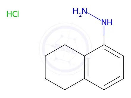 Chemical structure of (5,6,7,8-Tetrahydronaphthalen-1-yl)hydrazine hydrochloride