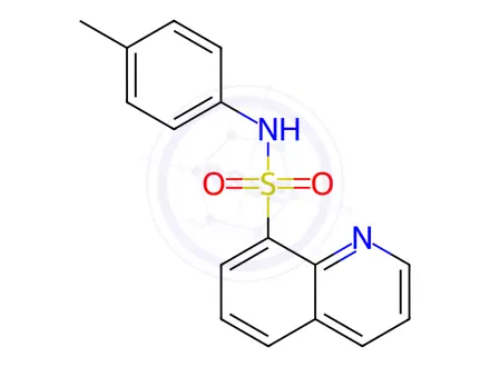 Chemical structure of N-(p-tolyl)quinoline-8-sulfonamide