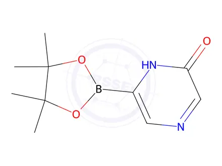Chemical structure of 6-(4,4,5,5-Tetramethyl-1,3,2-dioxaborolan-2-yl)pyrazin-2(1H)-one