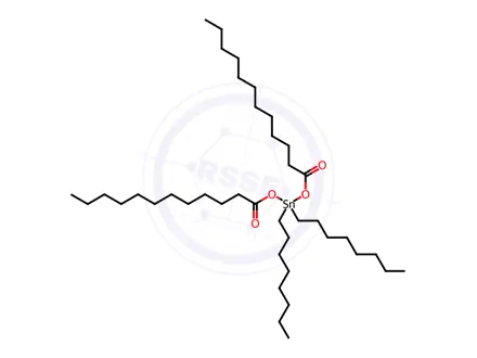 Chemical structure of Bis(lauroyloxy)​dioctyltin