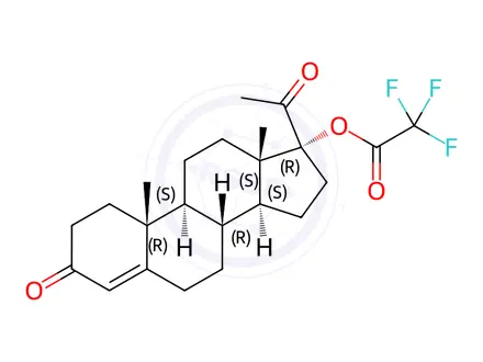 Chemical structure of Progesterone Impurity 160