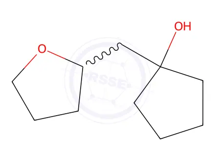 Chemical structure of 1-((Tetrahydrofuran-2-yl)methyl)cyclopentan-1-ol