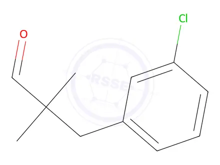 Chemical structure of 3-(3-Chlorophenyl)-2,2-dimethylpropanal