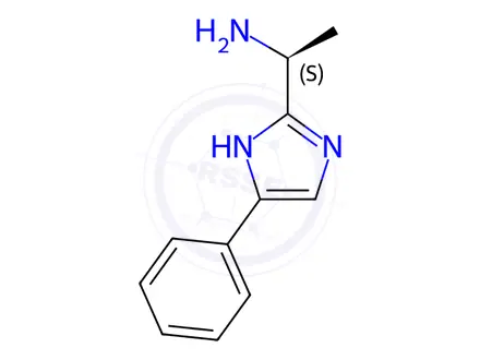 Chemical structure of (αS)-α-Methyl-4-phenyl-1H-imidazole-2-methanamine
