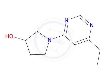 Chemical structure of 1-(6-ethylpyrimidin-4-yl)pyrrolidin-3-ol