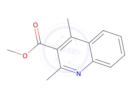 Chemical structure of Methyl 2,4-dimethylquinoline-3-carboxylate