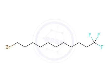 Chemical structure of Undecane, 11-bromo-1,1,1-trifluoro-