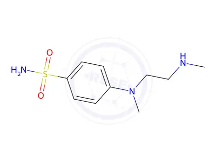 Chemical structure of 4-{methyl[2-(methylamino)ethyl]amino}benzene-1-sulfonamide