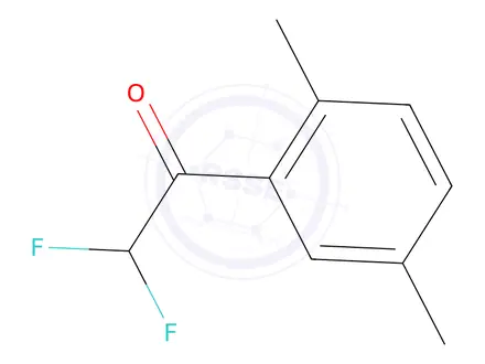 Chemical structure of 1-(2,5-Dimethyl-phenyl)-2,2-difluoro-ethanone