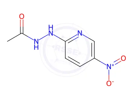 Chemical structure of Acetic acid, 2-(5-nitro-2-pyridinyl)hydrazide (9CI)