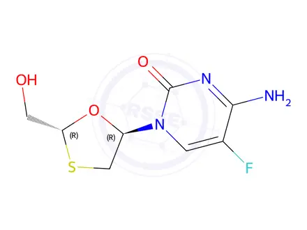 Chemical structure of 5-epi Emtricitabine