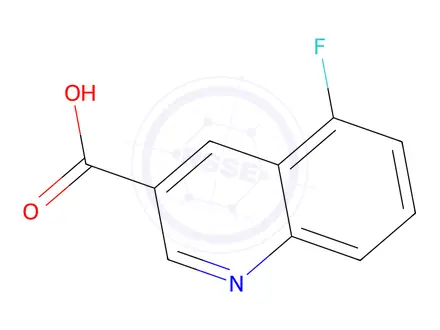 Chemical structure of 5-Fluoroquinoline-3-carboxylic Acid