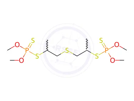 Chemical structure of 2,2'-Thiobis(1-propanethiol)bis(phosphorothioic acid O,O-dimethyl) ester