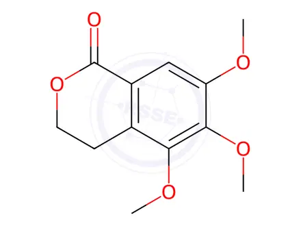 Chemical structure of 5,6,7-Trimethoxyisochroman-1-one