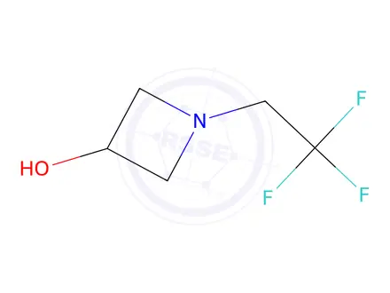 Chemical structure of 1-(2,2,2-Trifluoroethyl)azetidin-3-ol