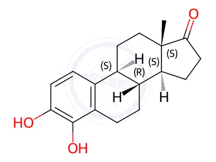 Chemical structure of 4-Hydroxyestrone