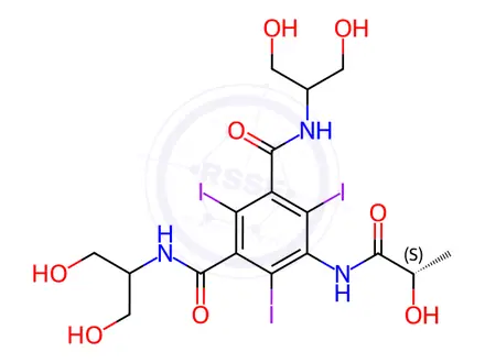Chemical structure of Iopamidol