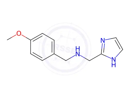 Chemical structure of N-((1H-imidazol-2-yl)methyl)-1-(4-methoxyphenyl)methanamine