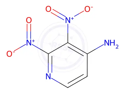 Chemical structure of 2,3-Dinitro-4-pyridinamine