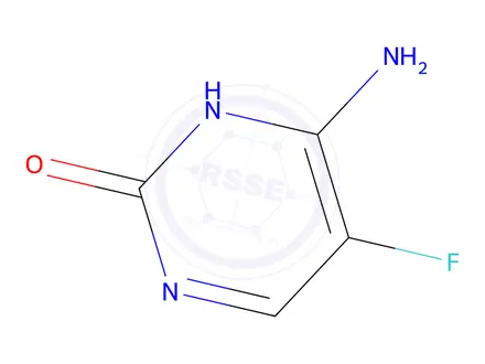 Chemical structure of 5-Fluorocytosine