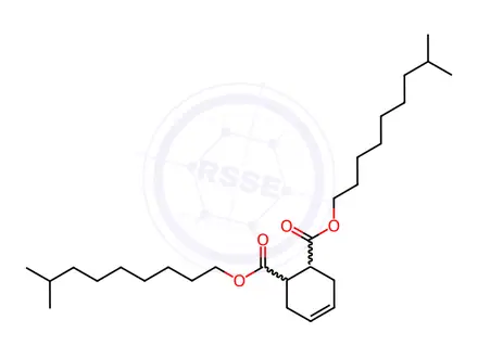 Chemical structure of Bis(8-methylnonyl) Cyclohex-4-ene-1,2-dicarboxylate