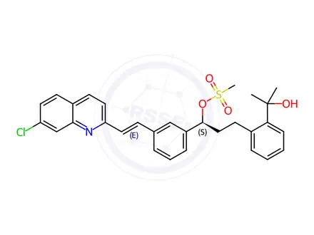 Chemical structure of Montelukast Impurity 25