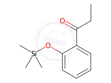 Chemical structure of 2'-[(Trimethylsilyl)oxy]propiophenone