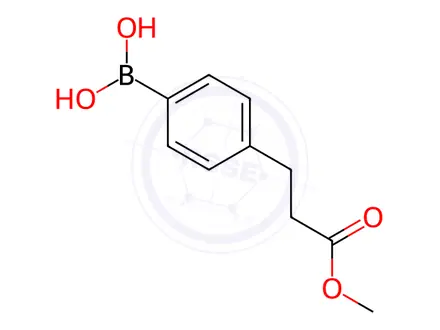 Chemical structure of 4-(2-Methoxycarbonylethyl)phenylboronic acid