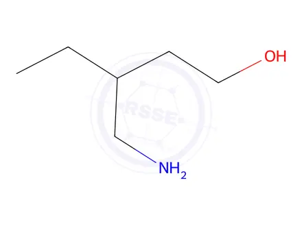 Chemical structure of 3-(aminomethyl)pentan-1-ol