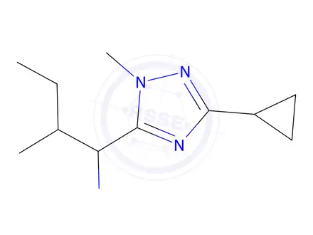 Chemical structure of 1-(3-Cyclopropyl-1-methyl-1h-1,2,4-triazol-5-yl)-2-methylbutan-1-amine
