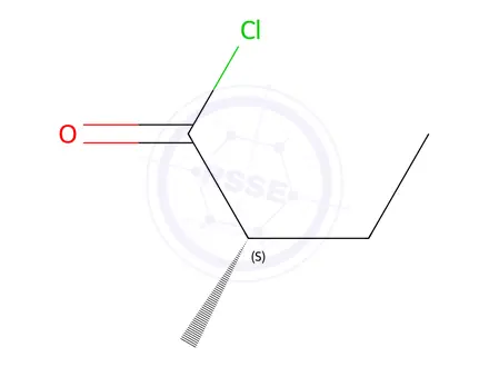 Chemical structure of (S)-2-Methylbutanoyl chloride