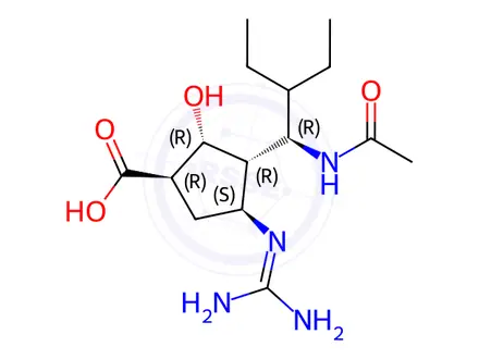Chemical structure of Peramivir Enantiomer
