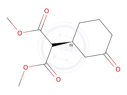 Chemical structure of DIMETHYL (S)-2-(3-OXOCYCLOHEXYL)MALONATE