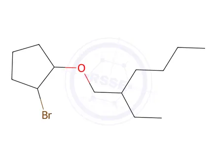 Chemical structure of 1-Bromo-2-((2-ethylhexyl)oxy)cyclopentane