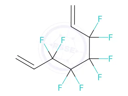 Chemical structure of 1,4-Divinyloctafluorobutane
