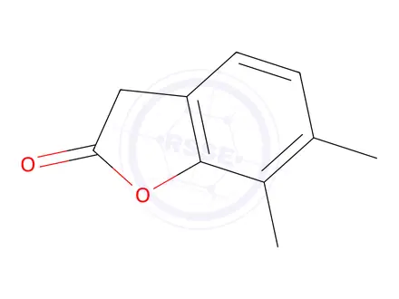 Chemical structure of 6,7-Dimethylbenzofuran-2(3H)-one