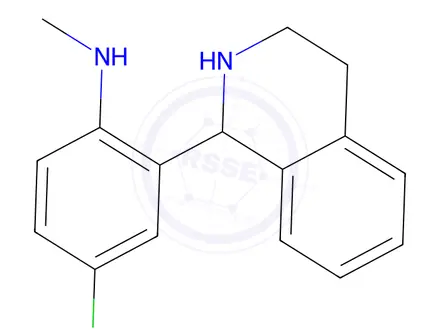 Chemical structure of DL-1-(5-chloro-2-(methylamino)phenyl)-1,2,3,4-tetrahydroisoquinoline