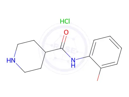 Chemical structure of n-(2-Hydroxyphenyl)piperidine-4-carboxamide hydrochloride