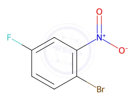 Chemical structure of 2-Bromo-5-fluoronitrobenzene