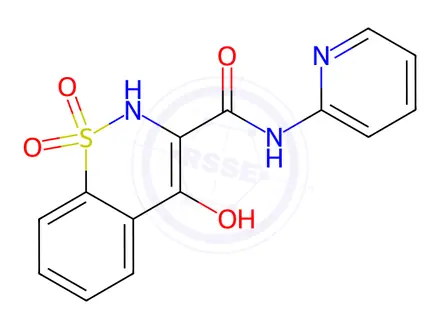 Chemical structure of Desmethyl Piroxicam (Piroxicam Impurity B)