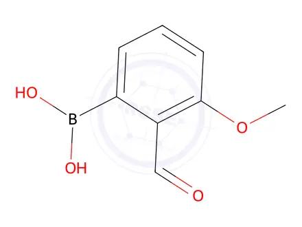 Chemical structure of (2-Formyl-3-methoxyphenyl)boronic acid
