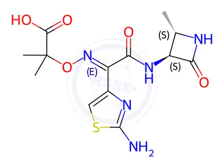 Chemical structure of Aztreonam Impurity 139