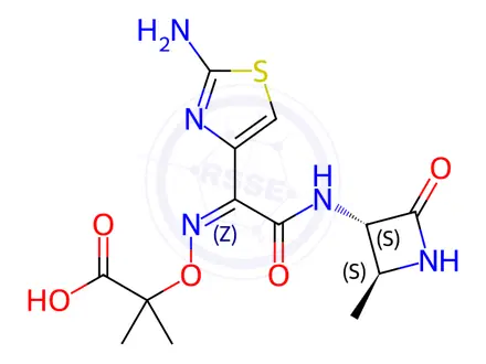 Chemical structure of Aztreonam Impurity D
