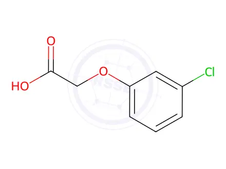 Chemical structure of 3-Chlorophenoxyacetic acid