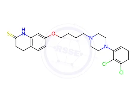 Chemical structure of Aripiprazole, thio-