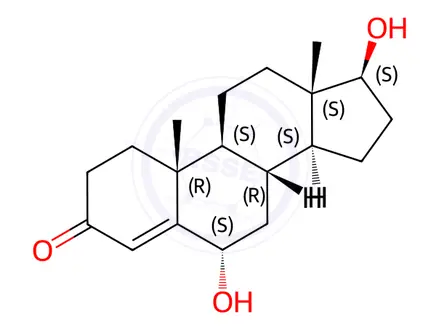 Chemical structure of 6alpha-Hydroxytestosterone